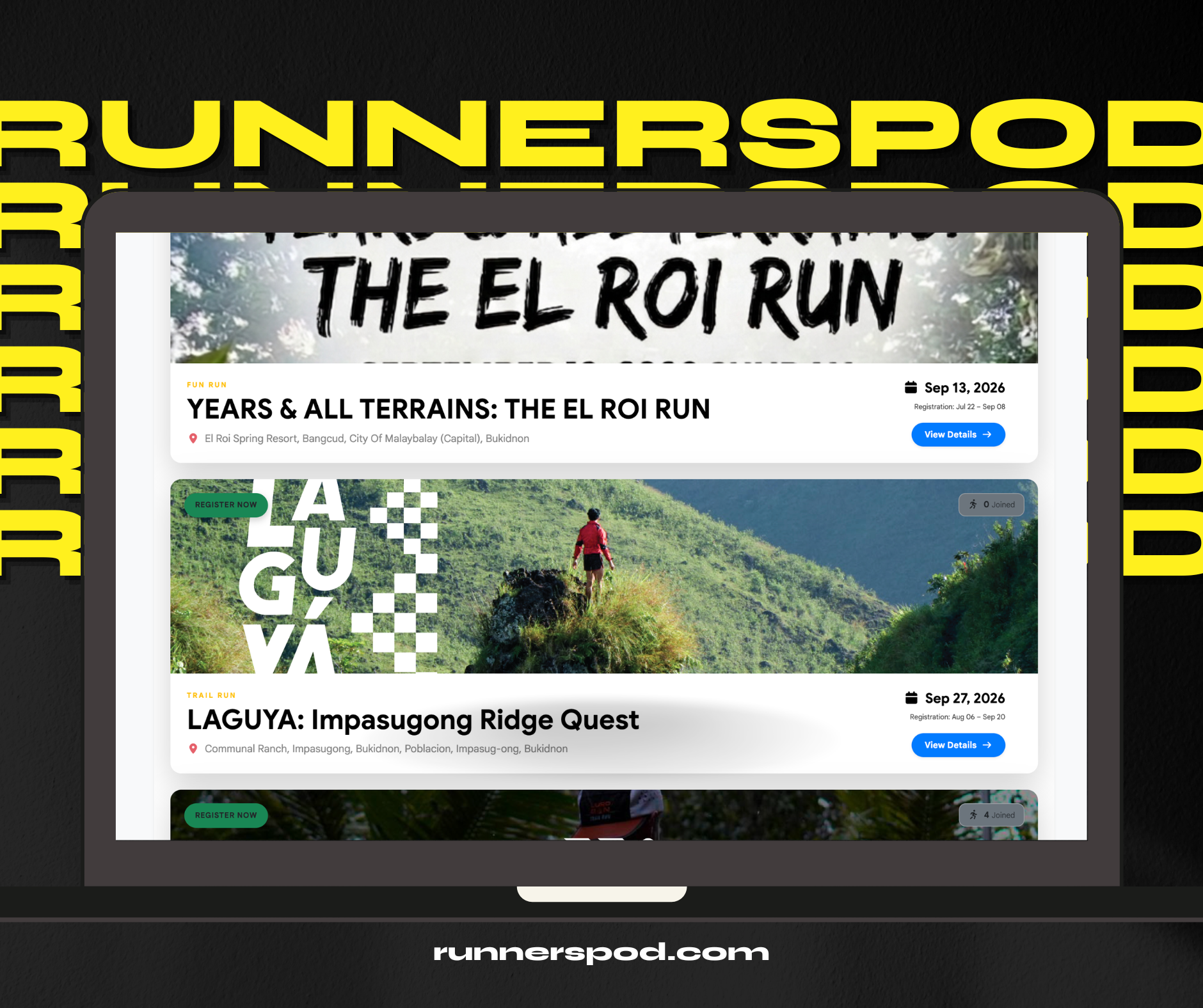 RunnersPod project preview