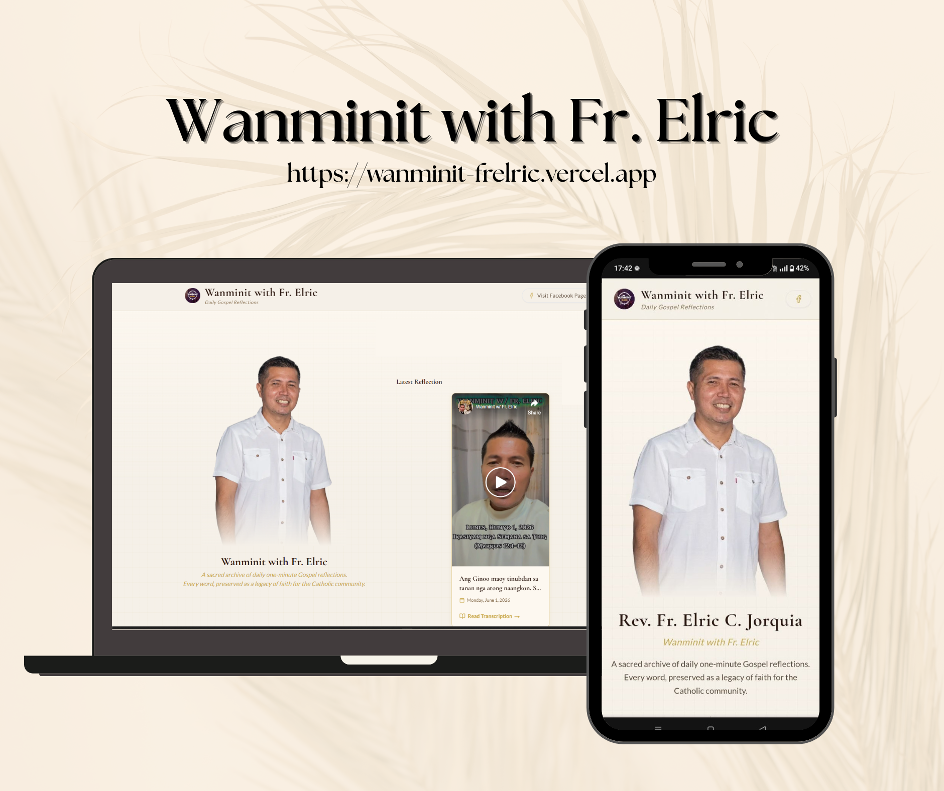 Wanminit w/ Fr. Elric Web project preview